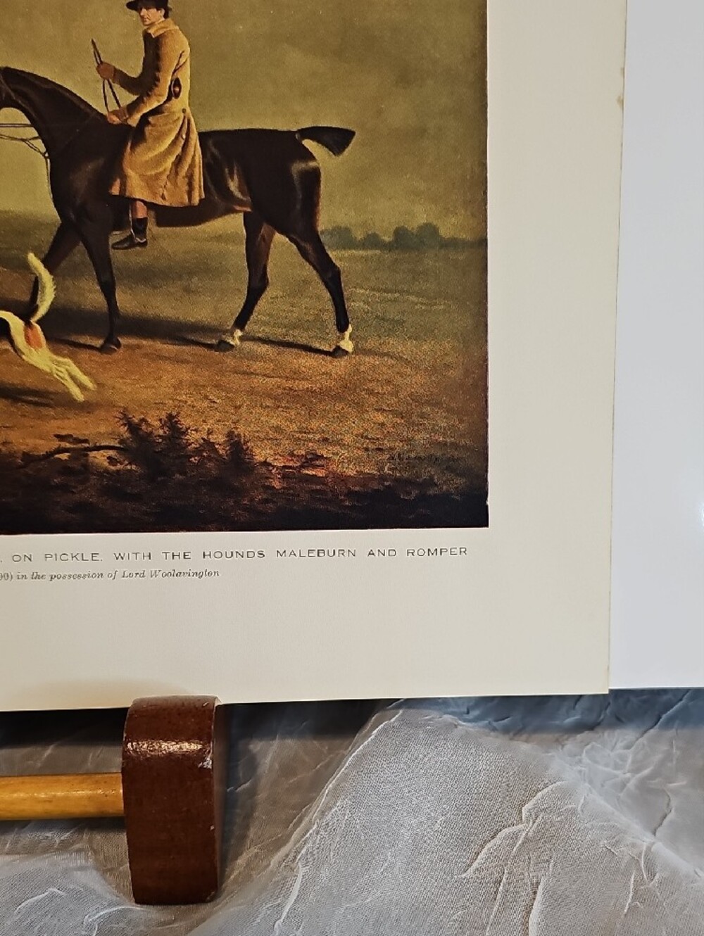 Equestrian Hunting Print with Hounds - Horse & Dogs Art - Picture 4 of 11
